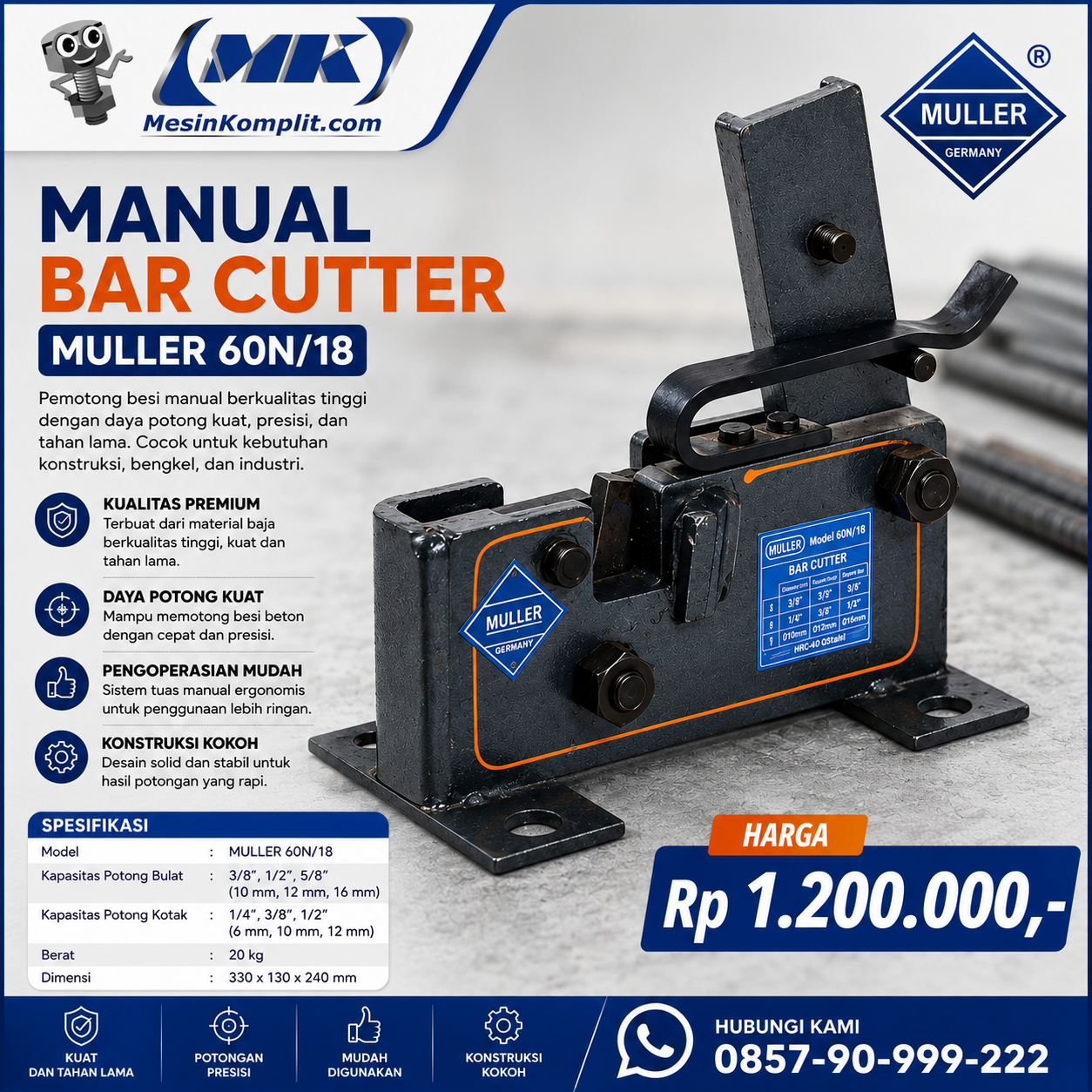 Gunting Besi Beton M...